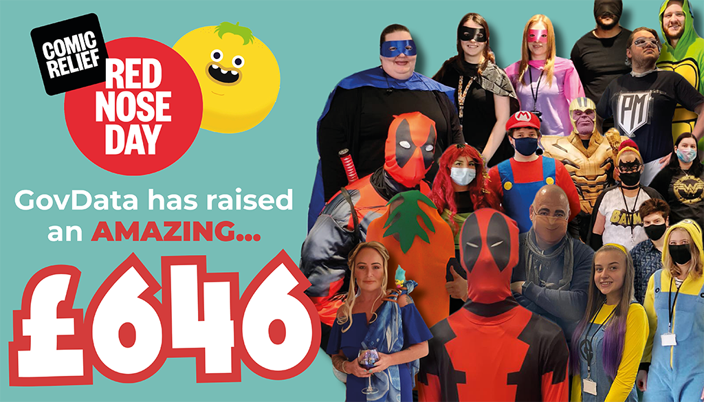 GovData Superheroes do their bit for Comic Relief 2021